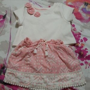 Baby skirt set
